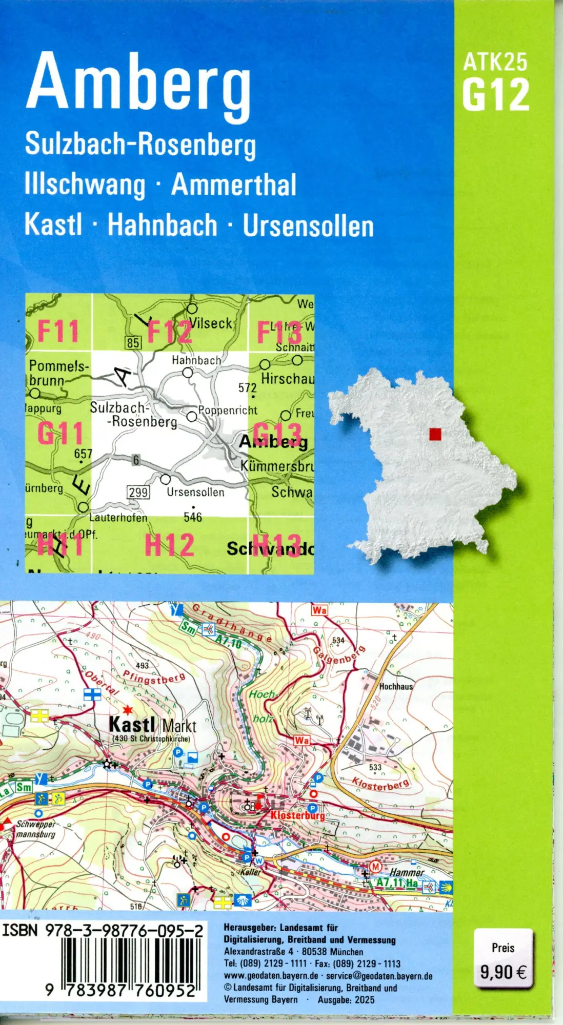 Bild: 9783987760952 | ATK25-G12 Amberg (Amtliche Topographische Karte 1:25000) | Deutsch