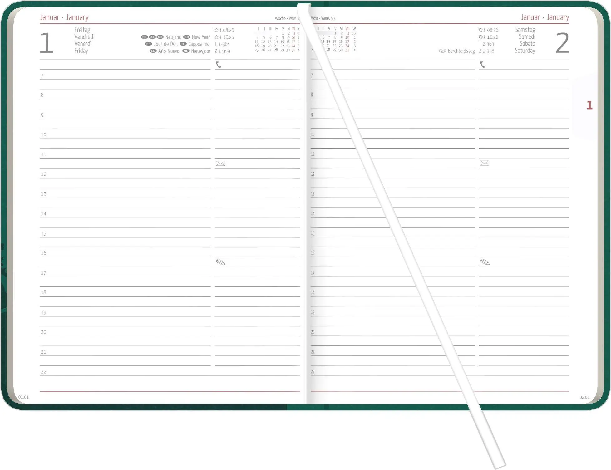 Bild: 4069095011052 | Buchkalender Nature Line Forest 2027 | Neumann Verlage GmbH &amp; Co KG