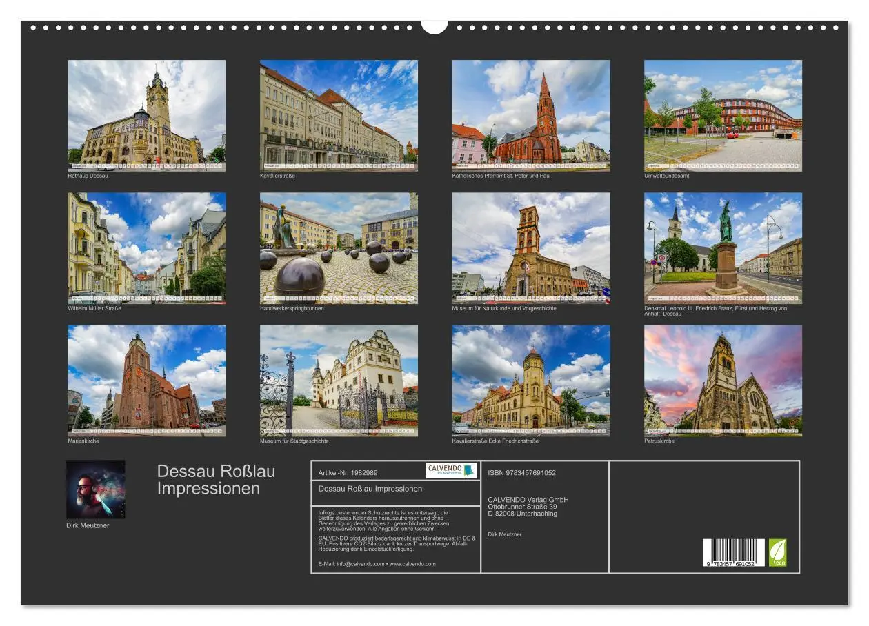Bild: 9783457691052 | Dessau Roßlau Impressionen (Wandkalender 2026 DIN A2 quer),...