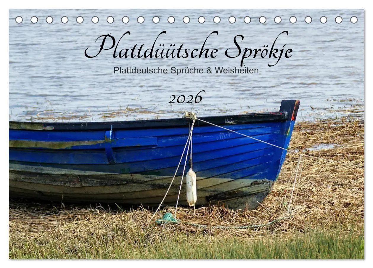 Cover: 9783457831052 | Plattdüütsche Sprökje 2026 (Tischkalender 2026 DIN A5 quer),...