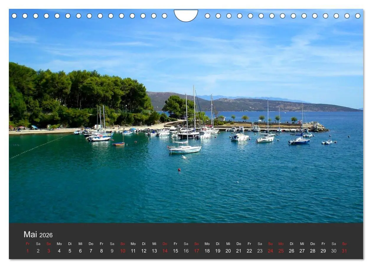 Bild: 9783516161052 | Magisches Kroatien (Wandkalender 2026 DIN A4 quer), CALVENDO...