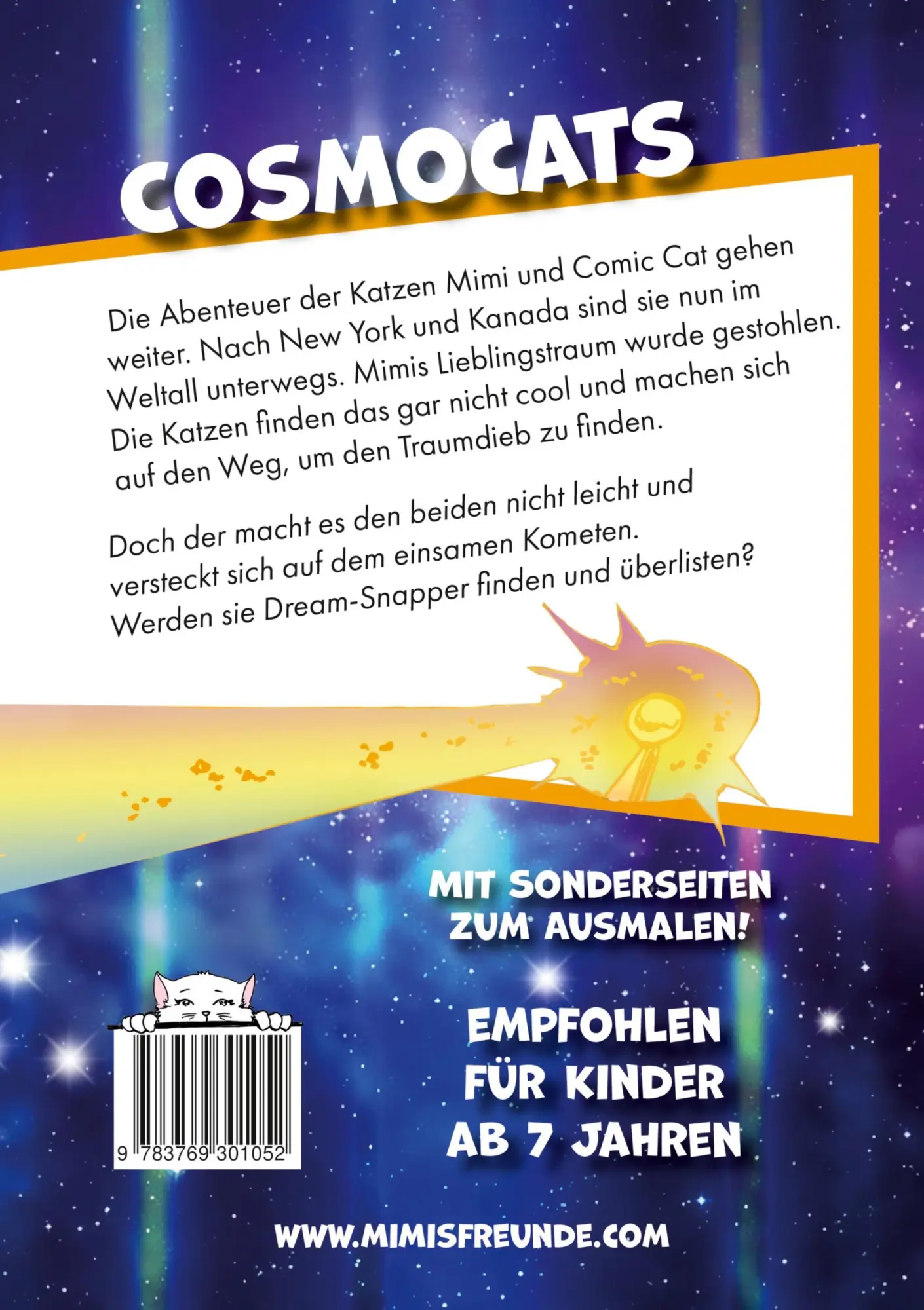 Rückseite: 9783769301052 | Cosmocats | Mimis Freunde im Space | Maren Jäckel | Buch | 76 S.