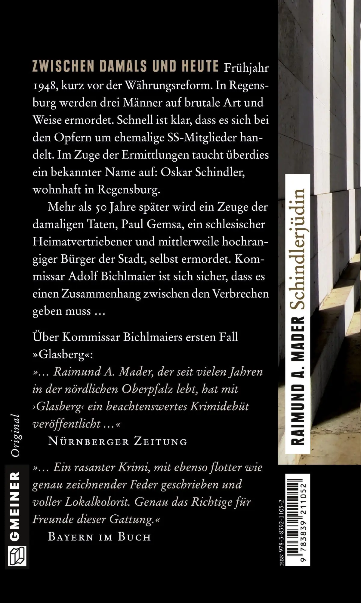 Rückseite: 9783839211052 | Schindlerjüdin | Raimund A. Mader | Taschenbuch | 336 S. | Deutsch
