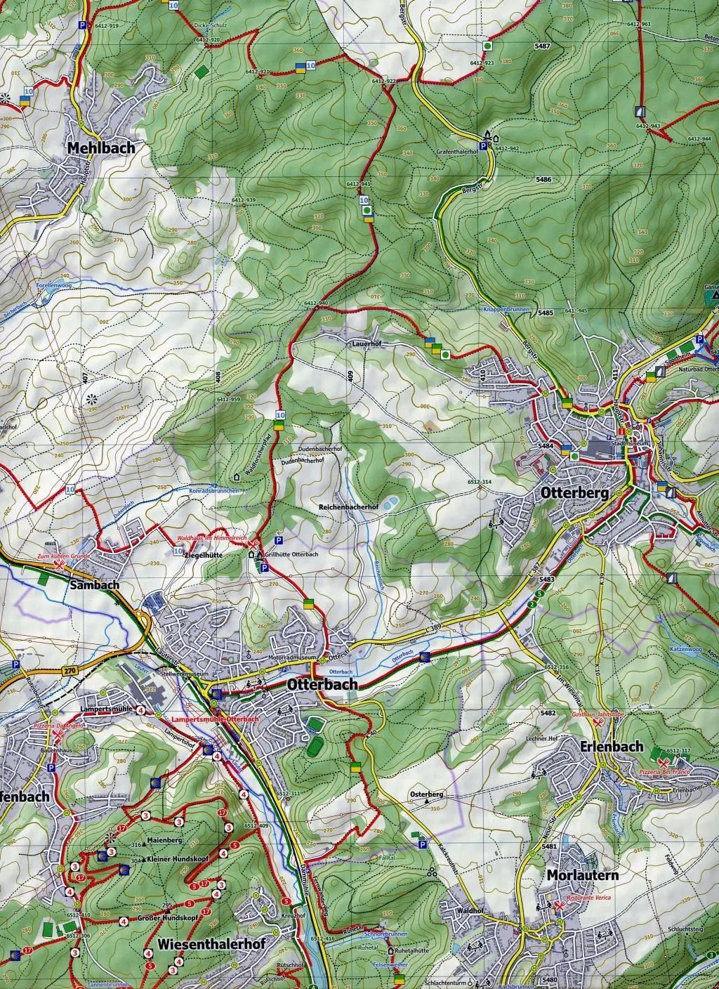 Bild: 9783960991052 | Pfälzerwald 3. Blatt 41-548, 1 : 25 000 | (Land-)Karte | 1 S. | 2019