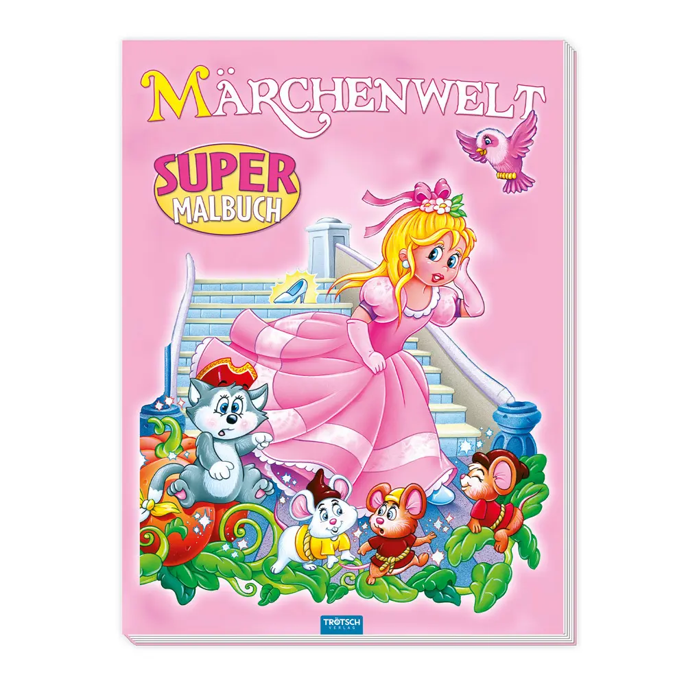 Cover: 9783988021052 | TRÖTSCH - Supermalbuch Märchenwelt Zauberhaftes Malbuch mit 48...