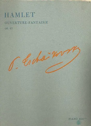 Cover: 9790206101052 | Hamlet op.67 Ouverture-fantaisie für Klavier | Tchaikovsky | Buch