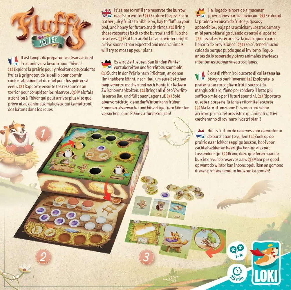 Bild: 3701551701152 | Fluffy Valley | Maxime Rambourg (u. a.) | Spiel | In Spielebox | 2023