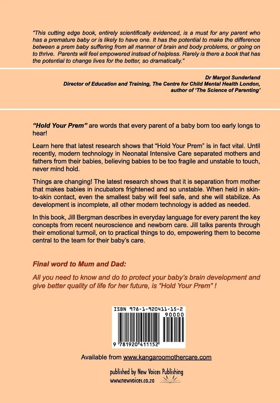 Rückseite: 9781920411152 | Hold Your prem | Jill Bergman (u. a.) | Taschenbuch | Englisch | 2010