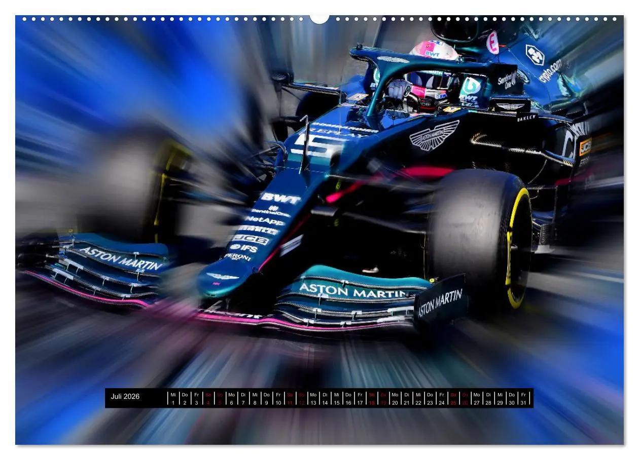 Bild: 9783457441152 | Vollgas in der Formel 1 (hochwertiger Premium Wandkalender 2026 DIN...