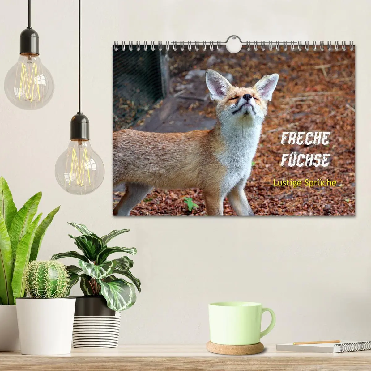 Bild: 9783457681152 | Freche Füchse - lustige Sprüche (Wandkalender 2026 DIN A4 quer),...