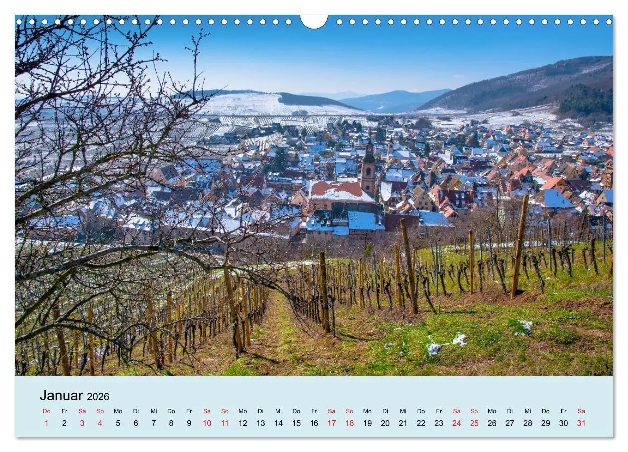 Bild: 9783457821152 | Elsass- und Vogesenträume (Wandkalender 2026 DIN A3 quer), CALVENDO...