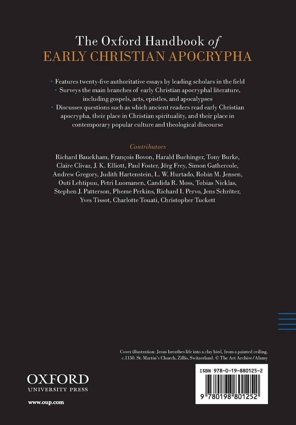 Rückseite: 9780198801252 | The Oxford Handbook of Early Christian Apocrypha | Gregory (u. a.)