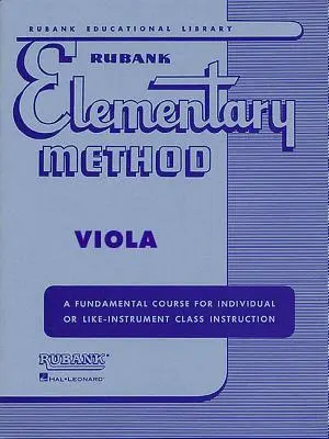 Cover: 9781540001252 | Rubank Elementary Method for Viola Sheet Music Book Viola...
