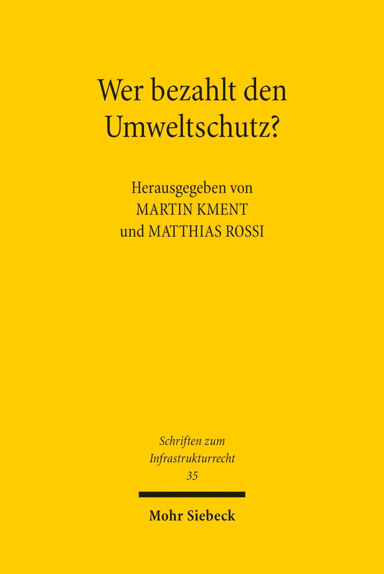Wer bezahlt den Umweltschutz?