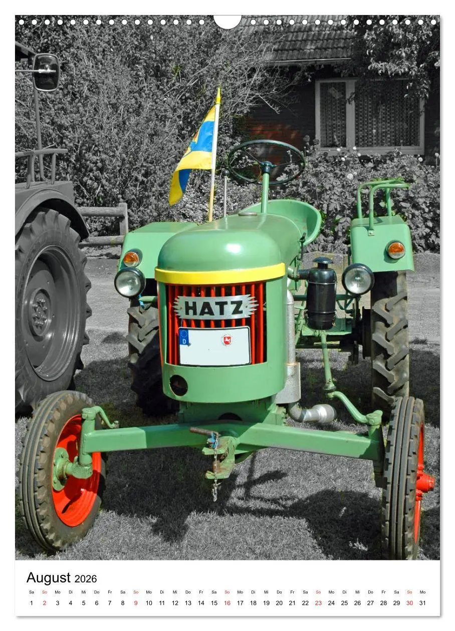 Bild: 9783516381252 | Alte Traktoren Nostalgie pur (Wandkalender 2026 DIN A3 hoch),...