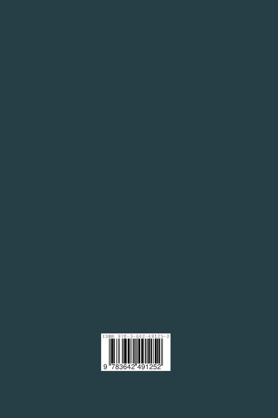 Rückseite: 9783642491252 | Die Kohlenwasserstoff-Synthese nach Fischer-Tropsch | Franz Kainer