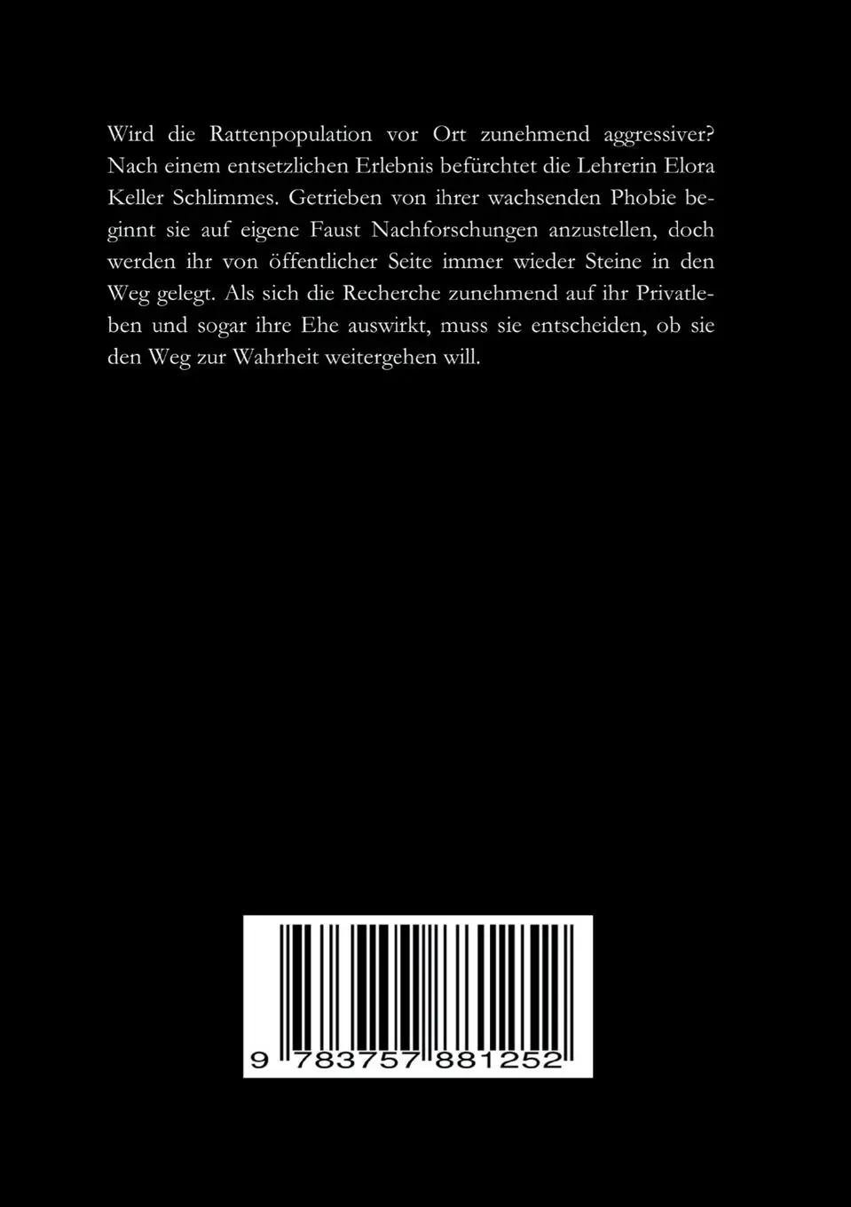 Rückseite: 9783757881252 | Die Opfer zählen nicht | Kj Weiss | Taschenbuch | Paperback | 394 S.