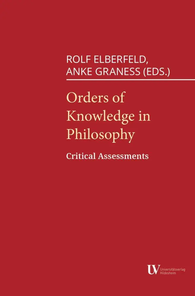 Cover: 9783964241252 | Orders of Knowledge in Philosophy | Critical Assessments | Taschenbuch