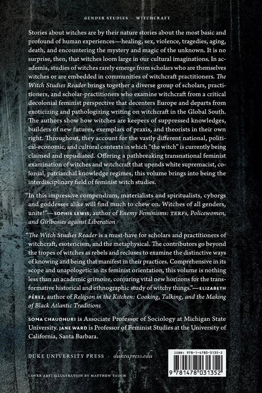 Rückseite: 9781478031352 | The Witch Studies Reader | Soma Chaudhuri | Taschenbuch | Englisch