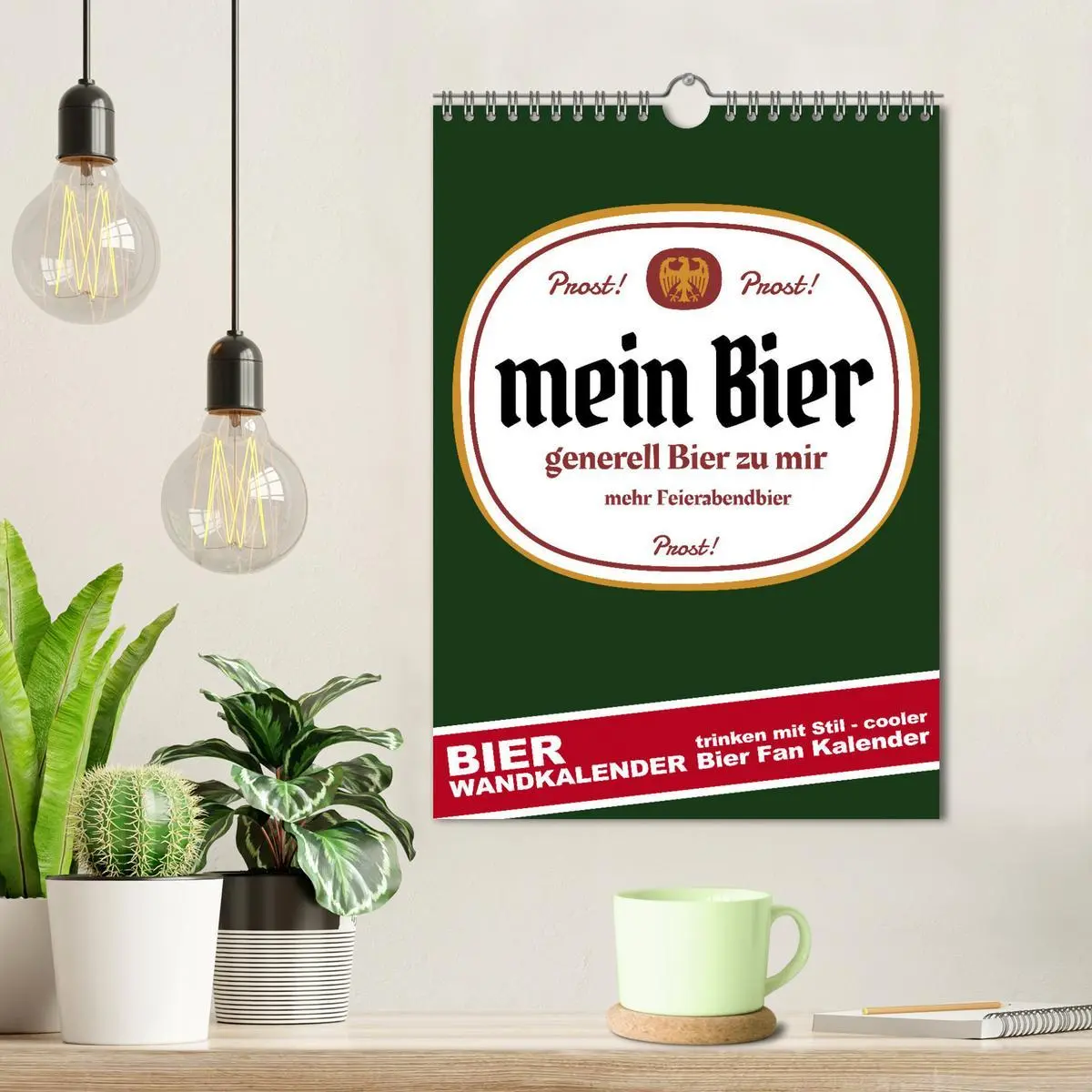 Bild: 9783516371352 | BIER Wandkalender -Trinken mit Stil (Wandkalender 2026 DIN A4...