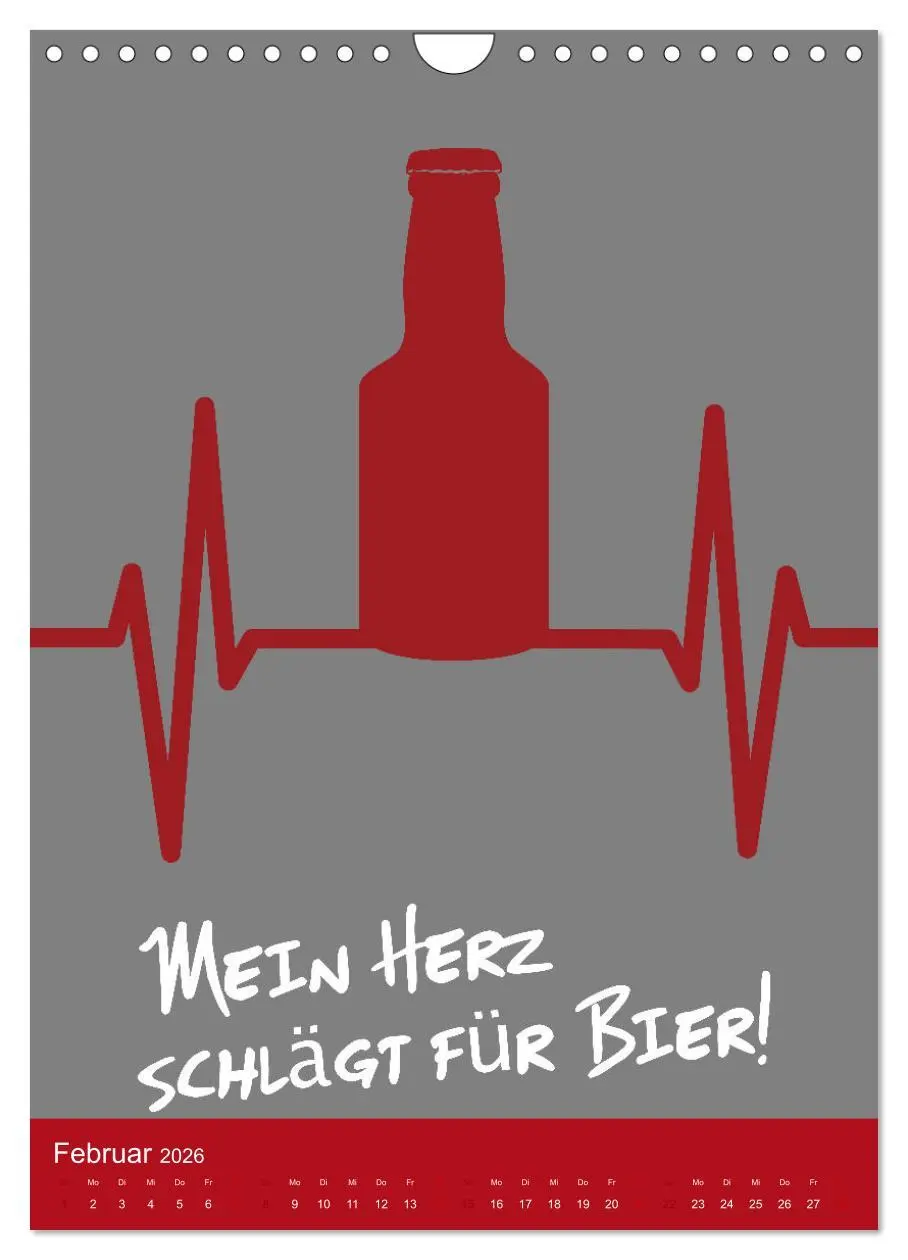 Bild: 9783516371352 | BIER Wandkalender -Trinken mit Stil (Wandkalender 2026 DIN A4...