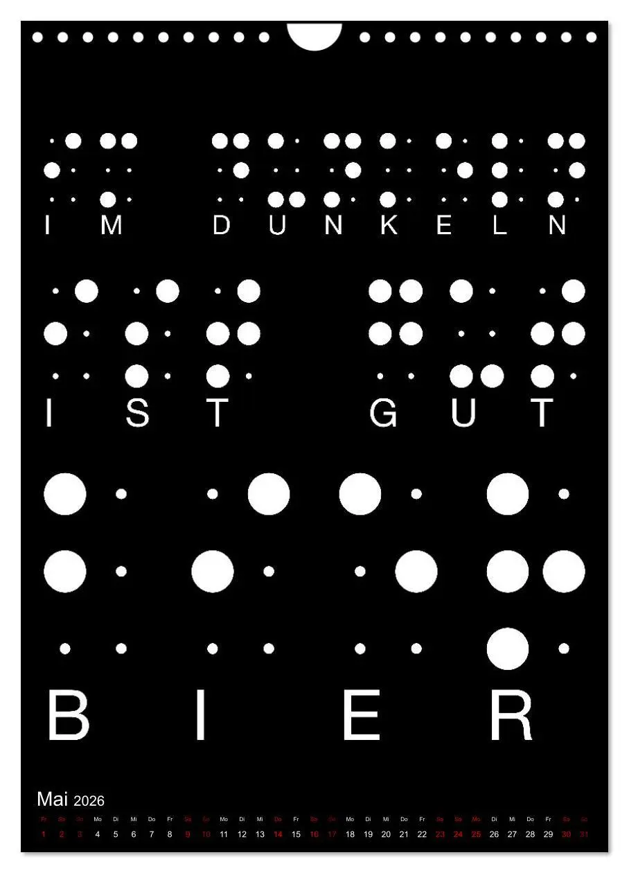 Bild: 9783516371352 | BIER Wandkalender -Trinken mit Stil (Wandkalender 2026 DIN A4...