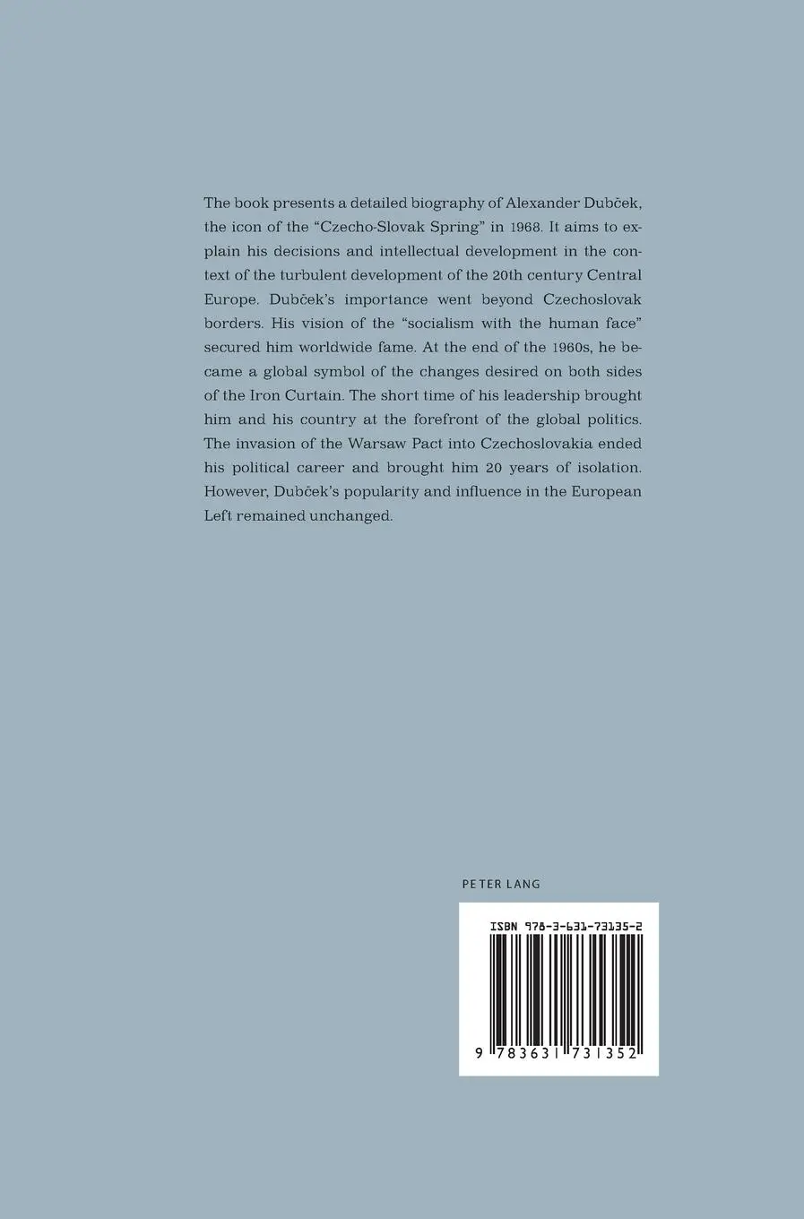 Rückseite: 9783631731352 | Alexander Dub¿ek | The Symbol of Spring | Miroslav Londák (u. a.)