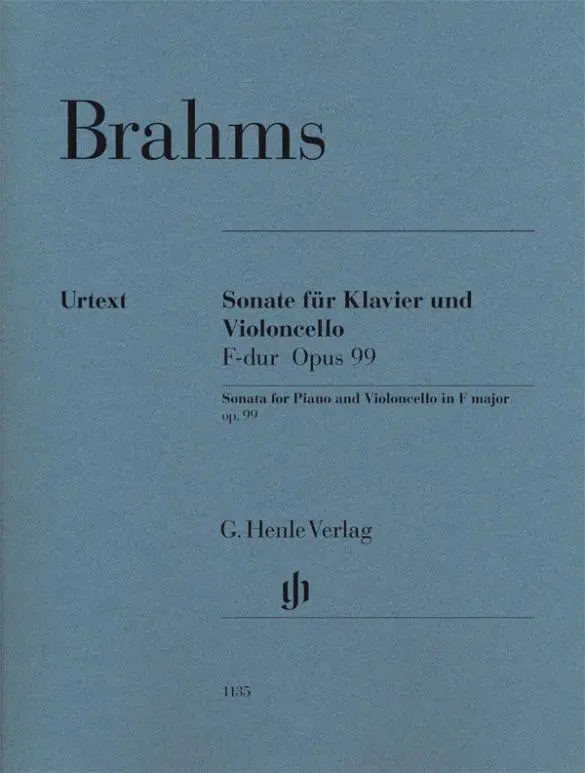 Cover: 9790201811352 | Sonata For Cello &amp; Piano In F Major | Johannes Brahms | Taschenbuch