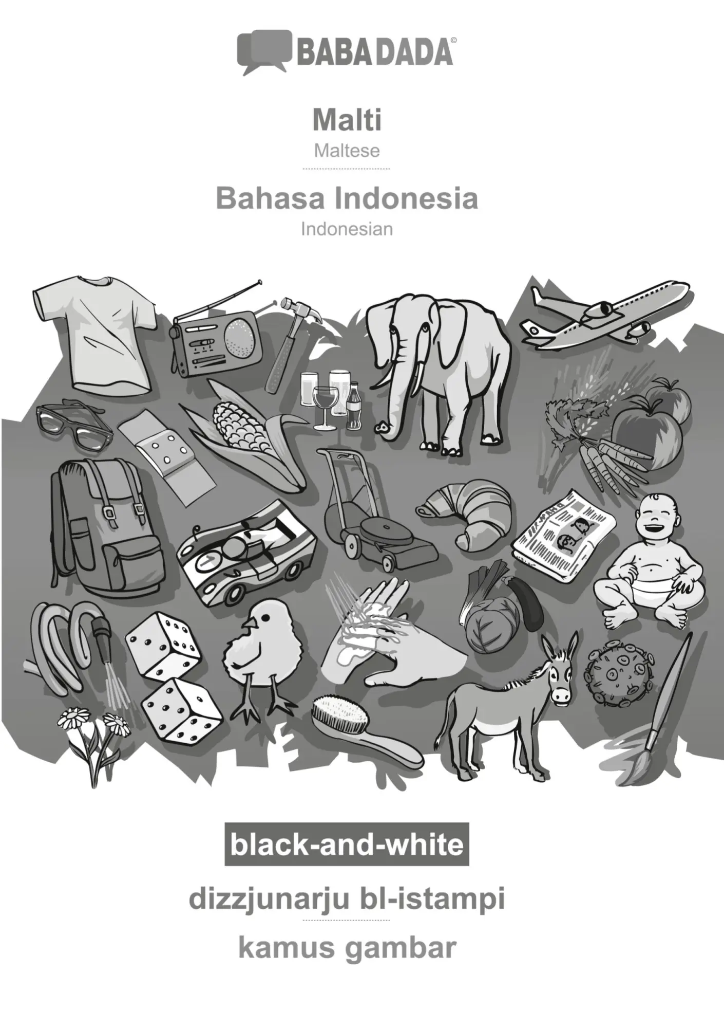 Cover: 9783366021452 | Malti - Bahasa Indonesia, dizzjunarju bl-istampi, BW | Babadada Gmbh
