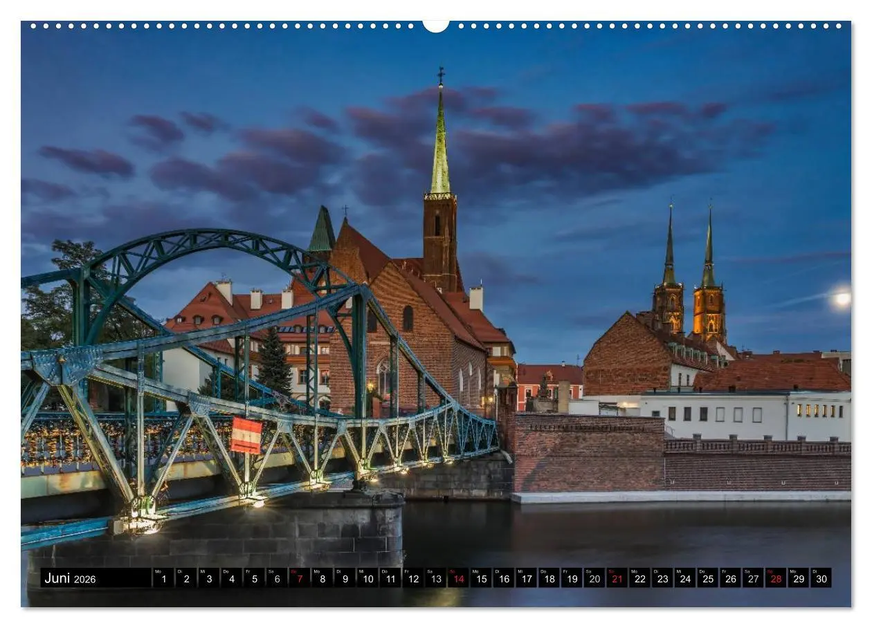 Bild: 9783457961452 | Ein Wochenende in Breslau (Wandkalender 2026 DIN A2 quer), CALVENDO...