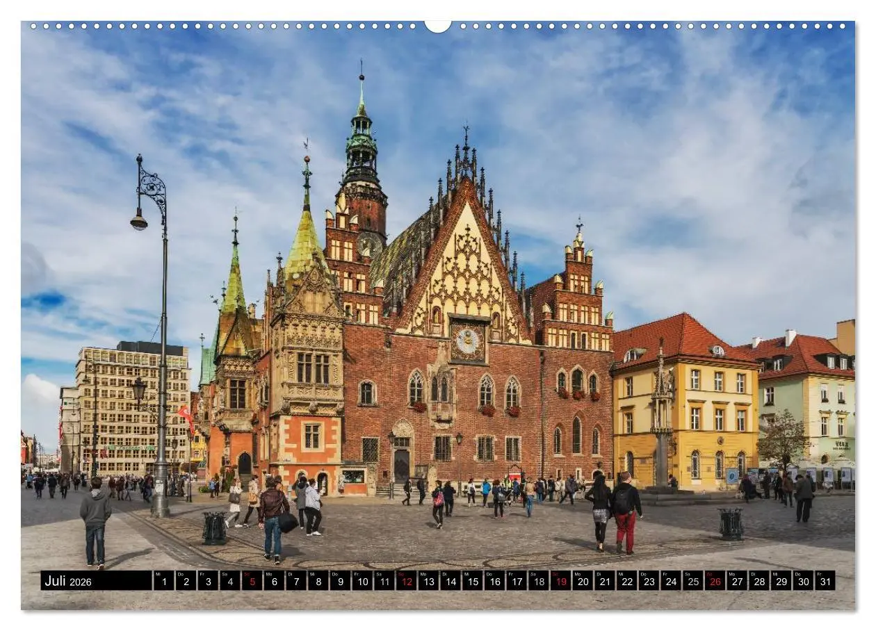 Bild: 9783457961452 | Ein Wochenende in Breslau (Wandkalender 2026 DIN A2 quer), CALVENDO...