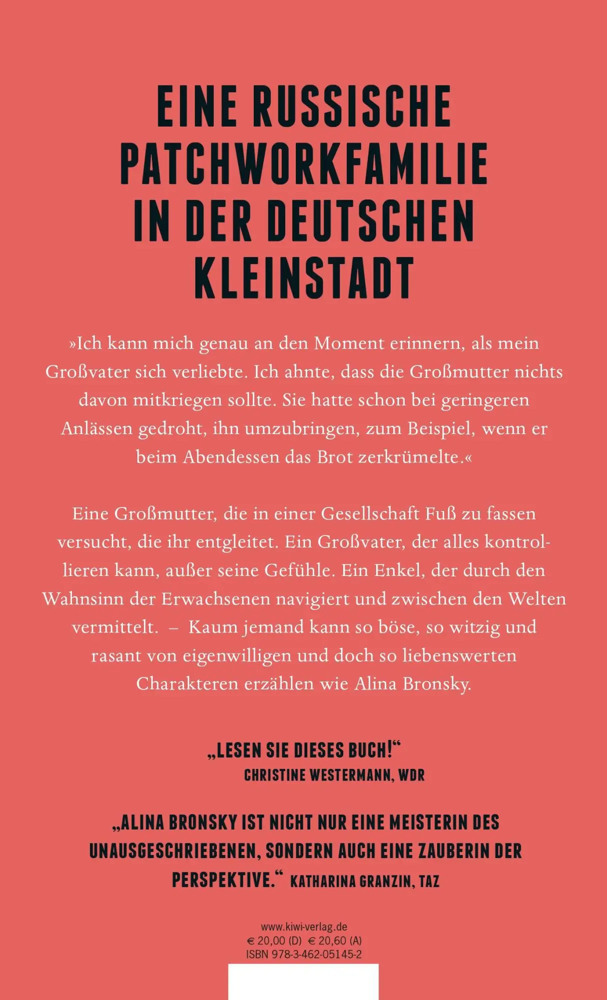 Rückseite: 9783462051452 | Der Zopf meiner Großmutter | Alina Bronsky | Buch | 214 S. | Deutsch
