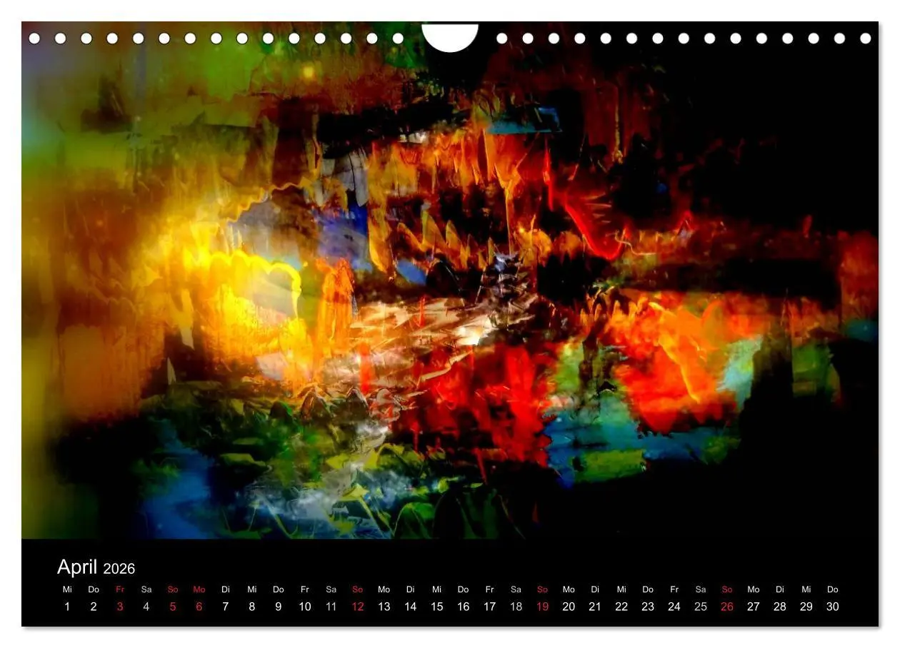 Bild: 9783516121452 | MEDIA-ART Der Kunstkalender (Wandkalender 2026 DIN A4 quer),...