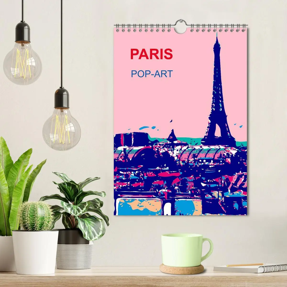 Bild: 9783516431452 | Paris pop-art (Wandkalender 2026 DIN A4 hoch), CALVENDO Monatskalender