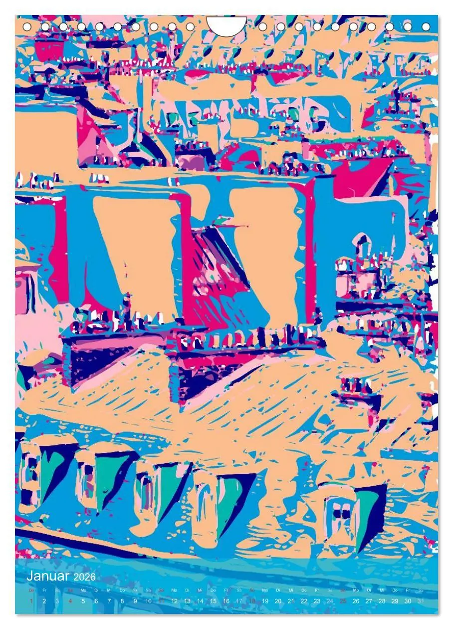 Bild: 9783516431452 | Paris pop-art (Wandkalender 2026 DIN A4 hoch), CALVENDO Monatskalender