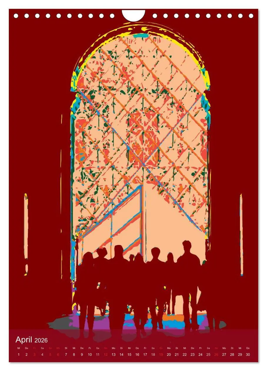 Bild: 9783516431452 | Paris pop-art (Wandkalender 2026 DIN A4 hoch), CALVENDO Monatskalender