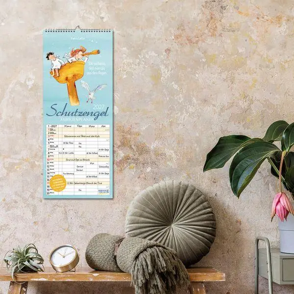 Bild: 9783819301452 | Familientimer Schutzengel 2027 | Verlag Korsch | Kalender | 14 S.
