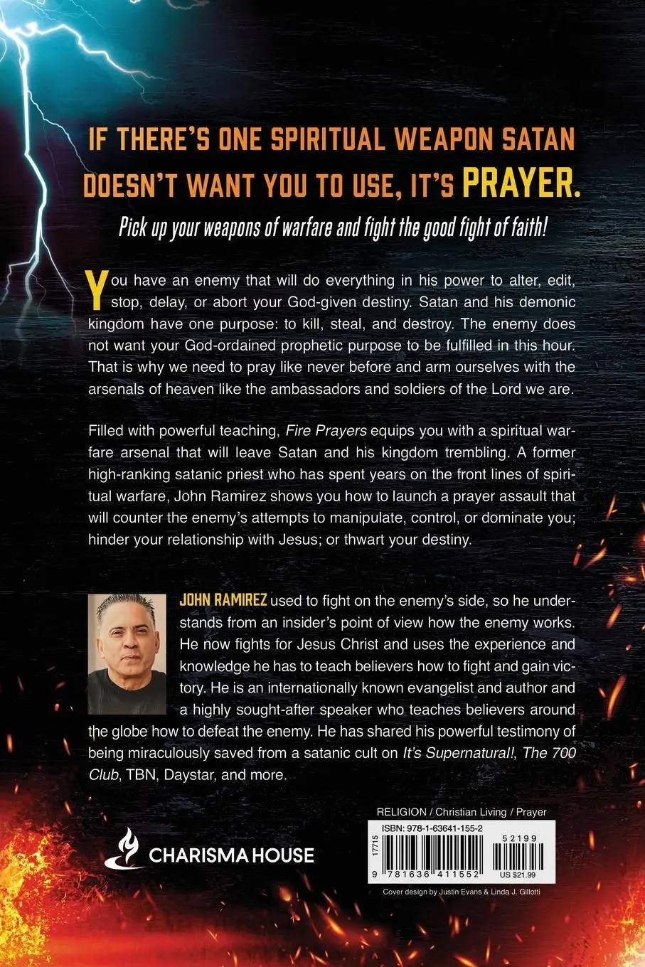 Rückseite: 9781636411552 | Fire Prayers | Building Arsenals That Destroy Satanic Kingdoms | Buch