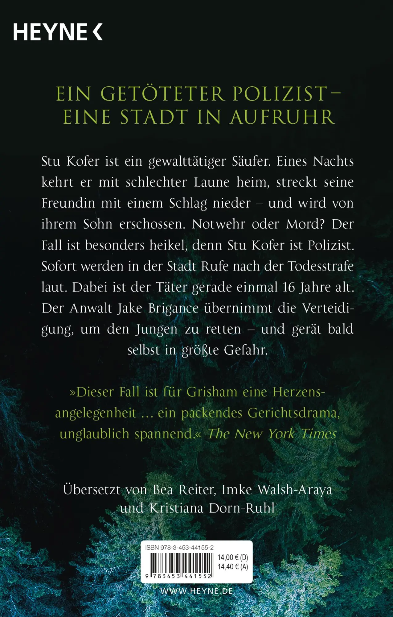 Bild: 9783453441552 | Der Polizist | Roman | John Grisham | Taschenbuch | 688 S. | Deutsch