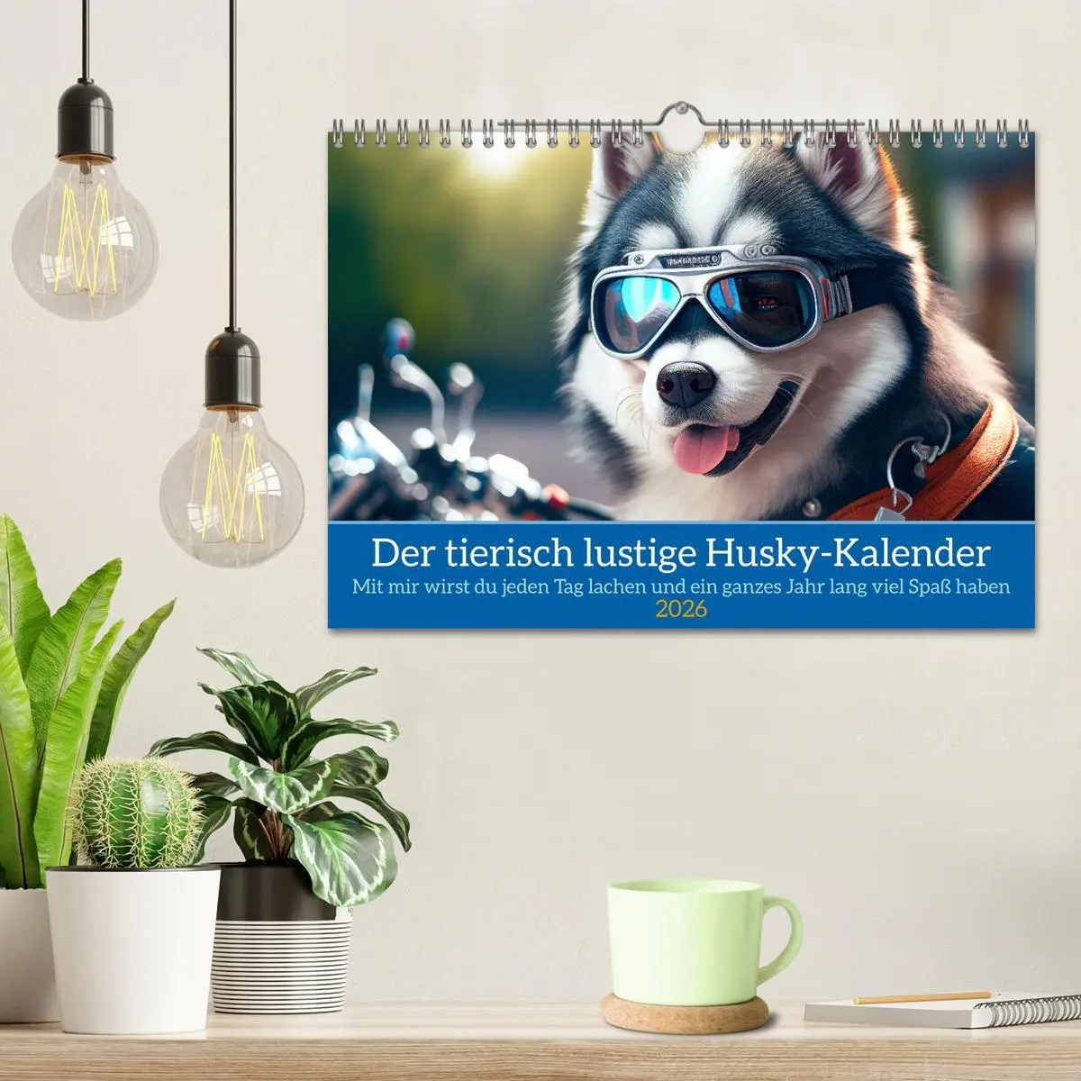 Bild: 9783457331552 | Der tierisch lustige Husky Kalender (Wandkalender 2026 DIN A4...