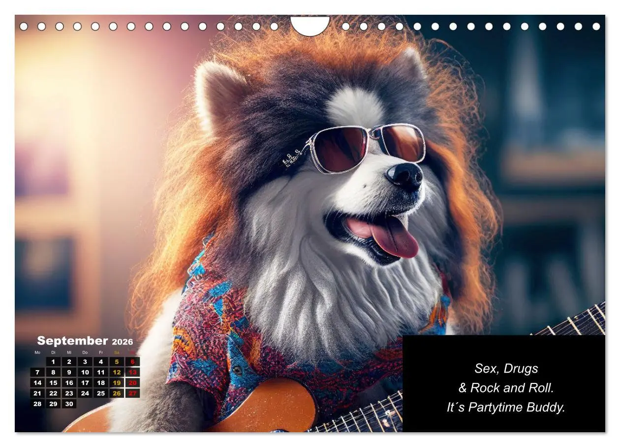 Bild: 9783457331552 | Der tierisch lustige Husky Kalender (Wandkalender 2026 DIN A4...