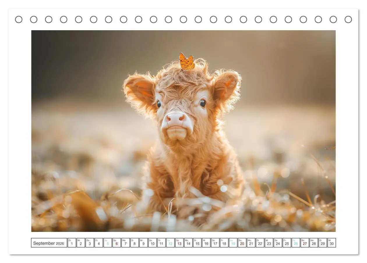 Bild: 9783457401552 | Schottische Hochland Rinder (Tischkalender 2026 DIN A5 quer),...