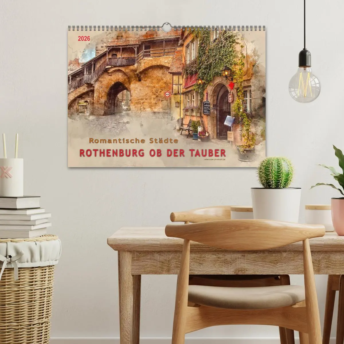 Bild: 9783457881552 | Romantische Städte - Rothenburg ob der Tauber (Wandkalender 2026...