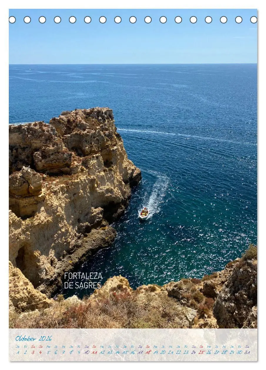 Bild: 9783516351552 | Algarve Traumhaft &amp; farbenfroh (Tischkalender 2026 DIN A5 hoch),...