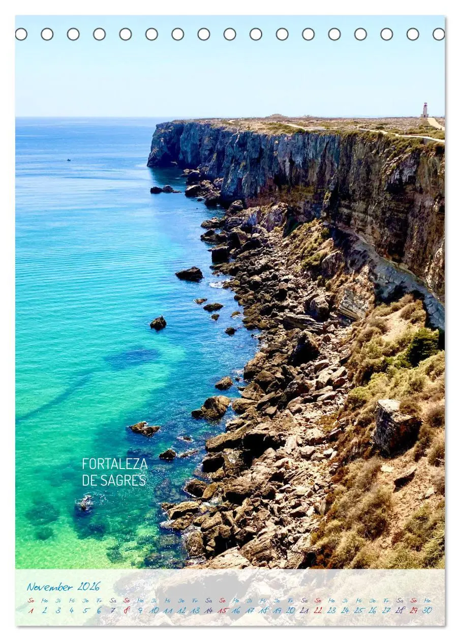 Bild: 9783516351552 | Algarve Traumhaft &amp; farbenfroh (Tischkalender 2026 DIN A5 hoch),...