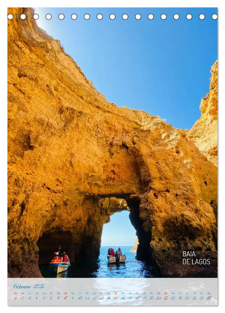 Bild: 9783516351552 | Algarve Traumhaft &amp; farbenfroh (Tischkalender 2026 DIN A5 hoch),...