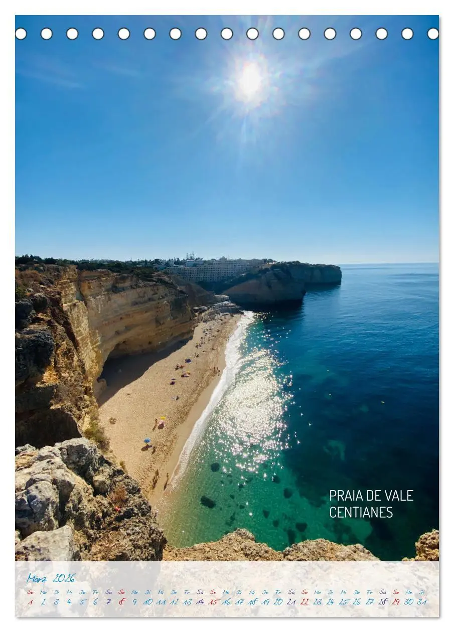 Bild: 9783516351552 | Algarve Traumhaft &amp; farbenfroh (Tischkalender 2026 DIN A5 hoch),...