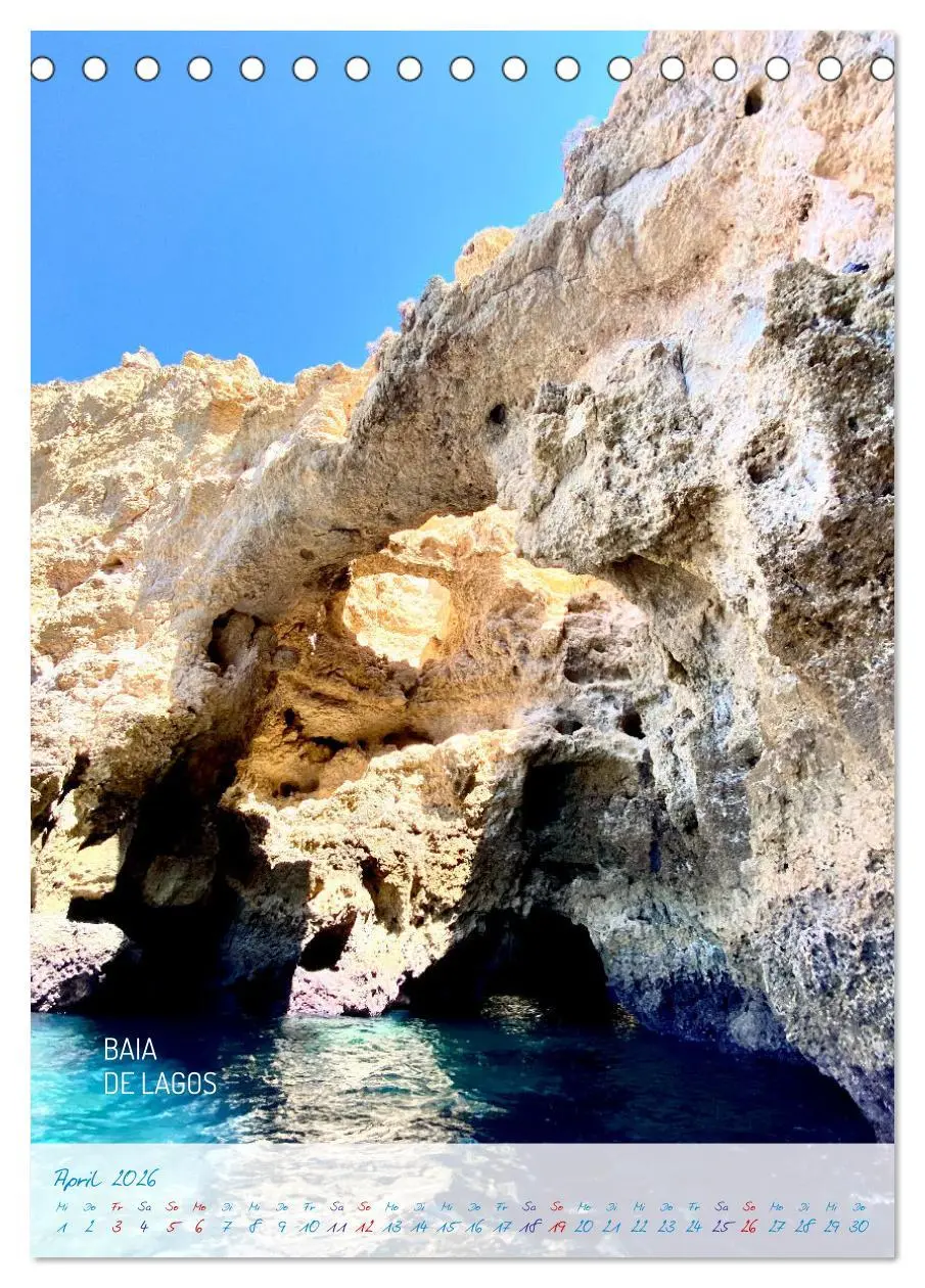 Bild: 9783516351552 | Algarve Traumhaft &amp; farbenfroh (Tischkalender 2026 DIN A5 hoch),...