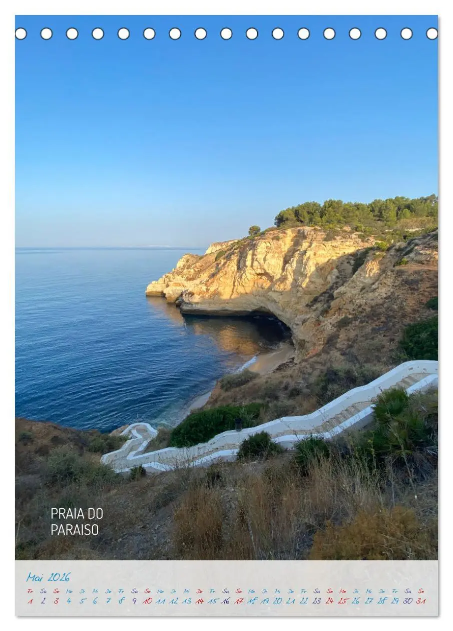Bild: 9783516351552 | Algarve Traumhaft &amp; farbenfroh (Tischkalender 2026 DIN A5 hoch),...