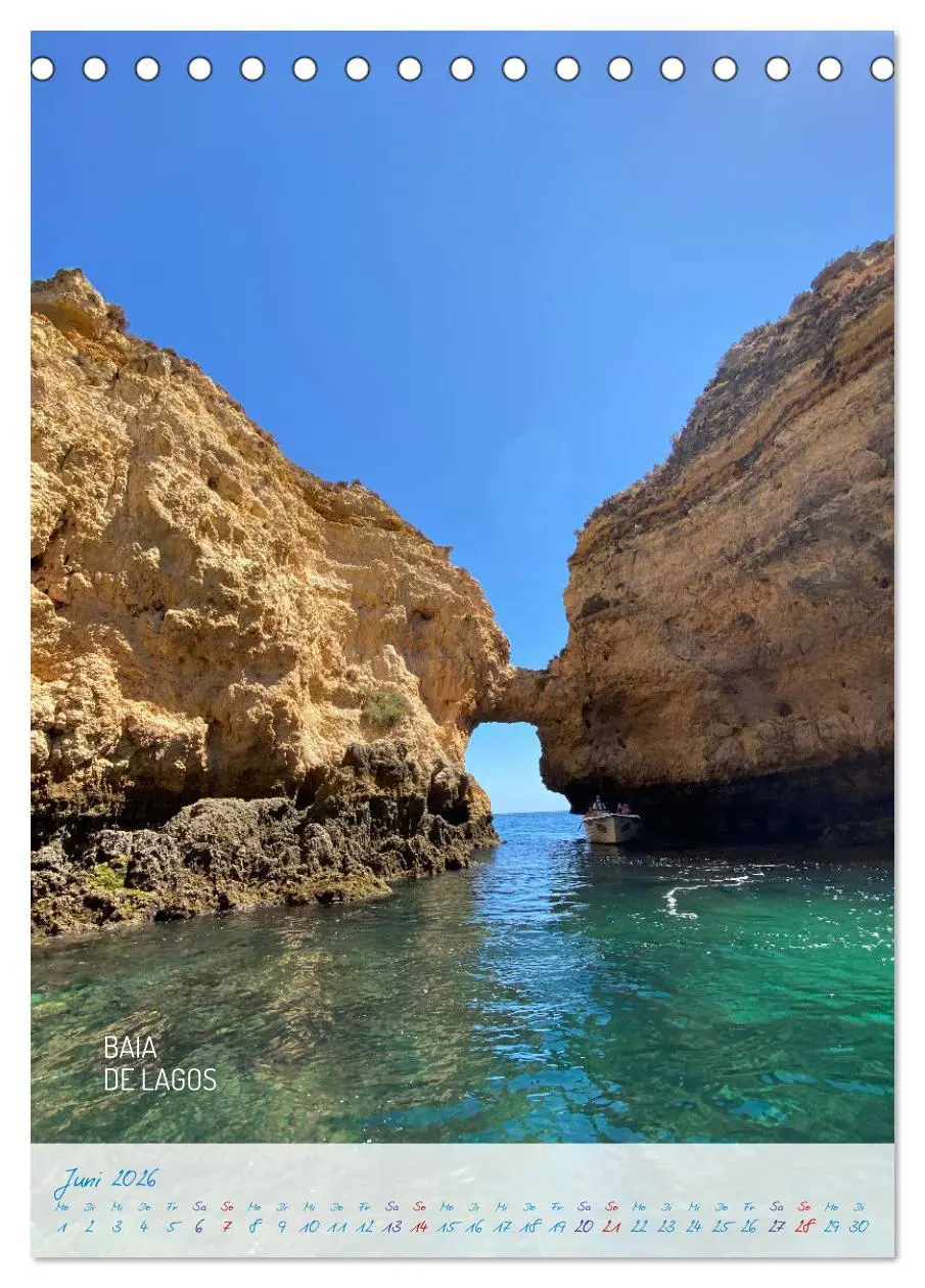 Bild: 9783516351552 | Algarve Traumhaft &amp; farbenfroh (Tischkalender 2026 DIN A5 hoch),...